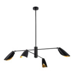 SLE1254-403-04 Светильник подвесной Черный/Черный E14 4*60W ALTON — изображение 3