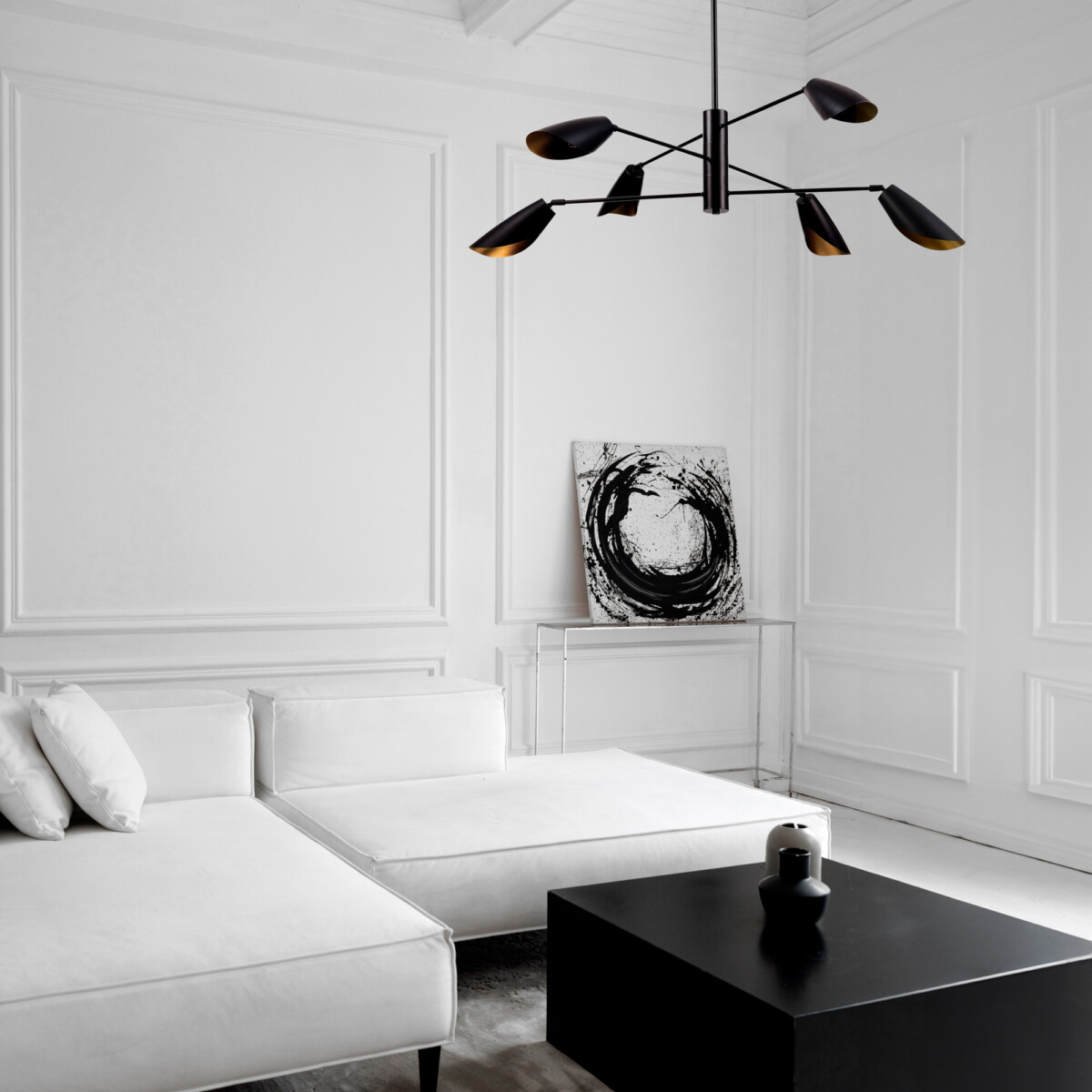 SLE1254-403-04 Светильник подвесной Черный/Черный E14 4*60W ALTON — изображение 6