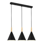 SLE1255-403-03 Светильник подвесной Черный/Черный E27 3*40W ARKET — изображение 5