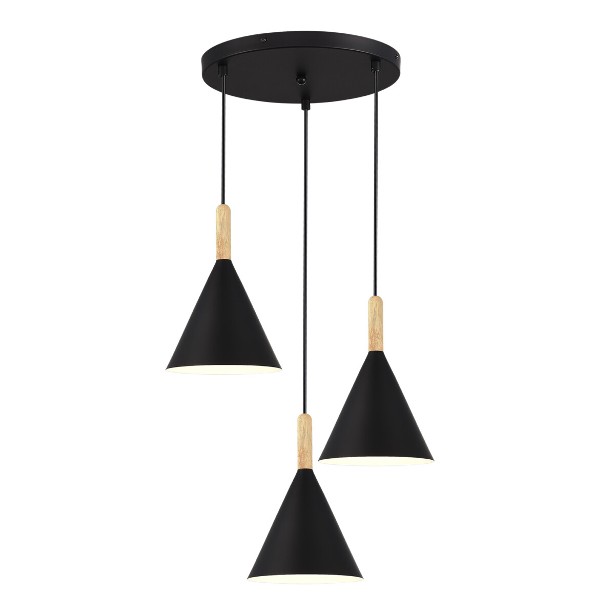 SLE1255-423-03 Светильник подвесной Черный/Черный E27 3*40W ARKET — изображение 4