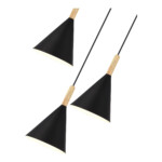 SLE1255-423-03 Светильник подвесной Черный/Черный E27 3*40W ARKET — изображение 5