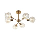 Уценка SLE155302-06 Светильник потолочный Античная медь/Янтарный E14 6*60W GENTORE — изображение 6