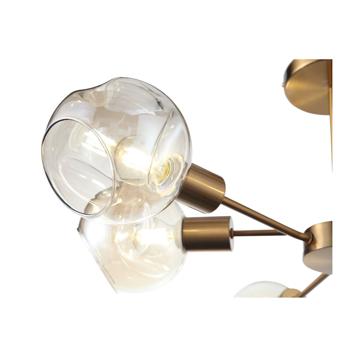 Уценка SLE155302-06 Светильник потолочный Античная медь/Янтарный E14 6*60W GENTORE — изображение 7