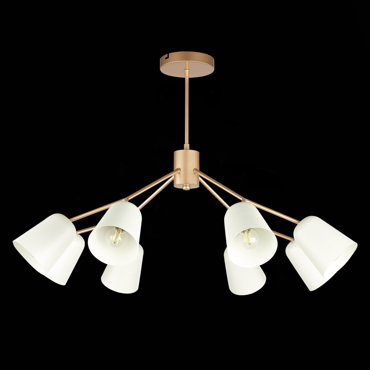 SLE155902-08 Светильник потолочный Золотистый/Белый E14 8*40W MARIO — изображение 4