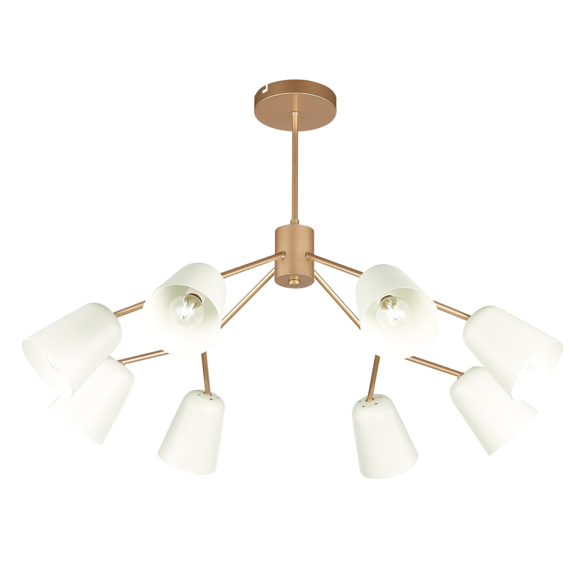 SLE155902-08 Светильник потолочный Золотистый/Белый E14 8*40W MARIO — изображение 9