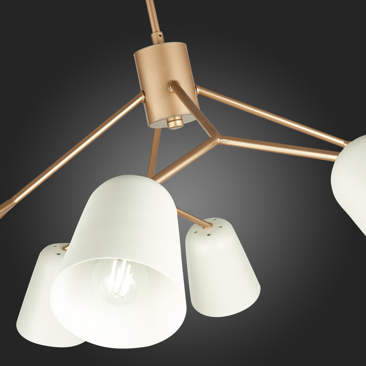 SLE155902-08 Светильник потолочный Золотистый/Белый E14 8*40W MARIO — изображение 11