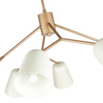 SLE155902-08 Светильник потолочный Золотистый/Белый E14 8*40W MARIO — изображение 12