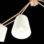 SLE155902-08 Светильник потолочный Золотистый/Белый E14 8*40W MARIO — изображение 16