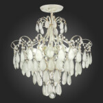 SLE160302-06 Светильник потолочный Золотистый/Белый матовый E14 6*60W MAGONZA — изображение 2