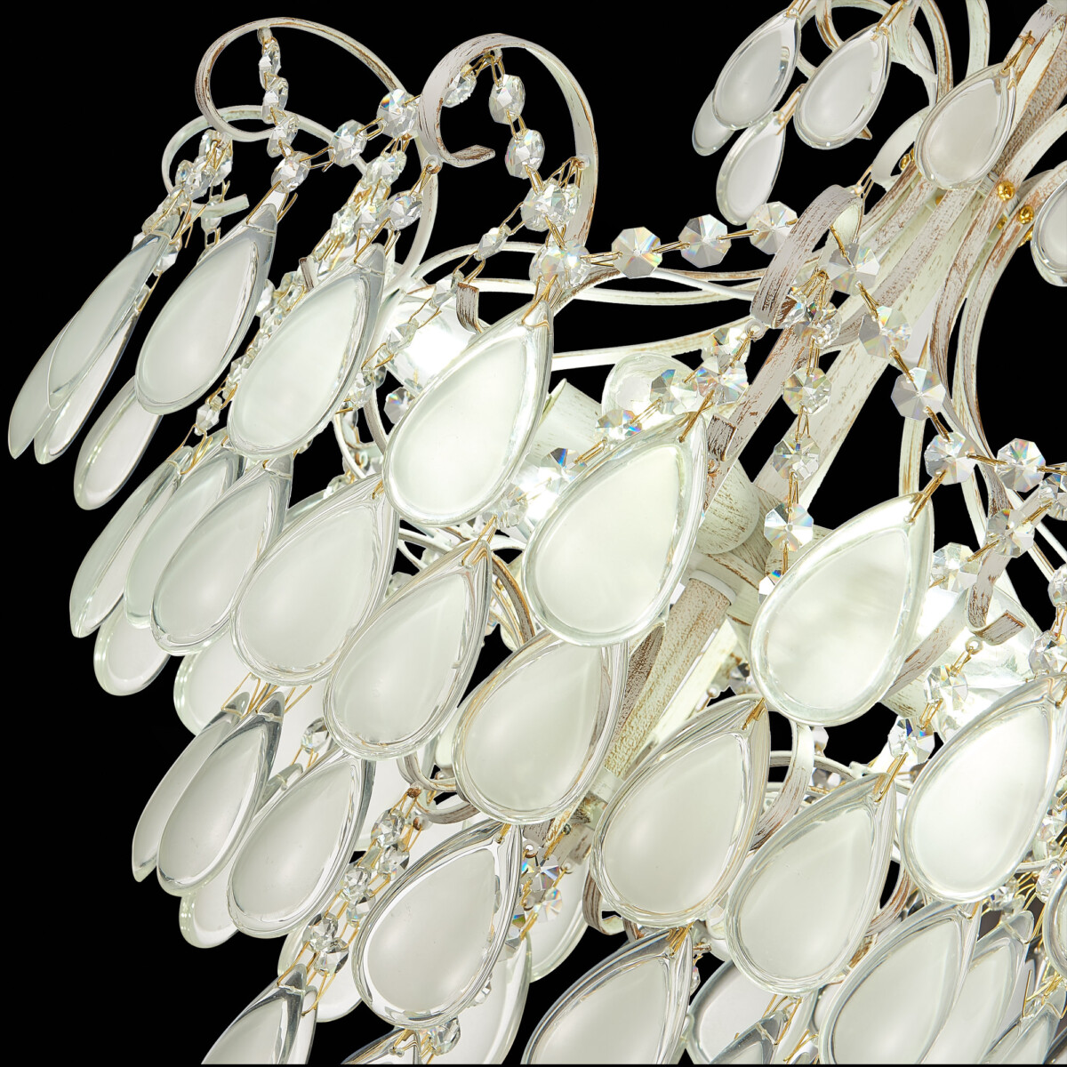 SLE160302-06 Светильник потолочный Золотистый/Белый матовый E14 6*60W MAGONZA — изображение 7