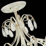 SLE160302-06 Светильник потолочный Золотистый/Белый матовый E14 6*60W MAGONZA — изображение 10