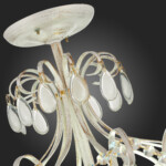 SLE160302-06 Светильник потолочный Золотистый/Белый матовый E14 6*60W MAGONZA — изображение 11