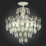 SLE160302-06 Светильник потолочный Золотистый/Белый матовый E14 6*60W MAGONZA — изображение 14