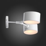 SLE183501-02 Светильник настенный Белый/Белый E14 2*60W GIMENTO — изображение 8