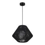 SLE6025-403-01 Светильник подвесной черный/черный E27 1*40W ETTAN — изображение 3