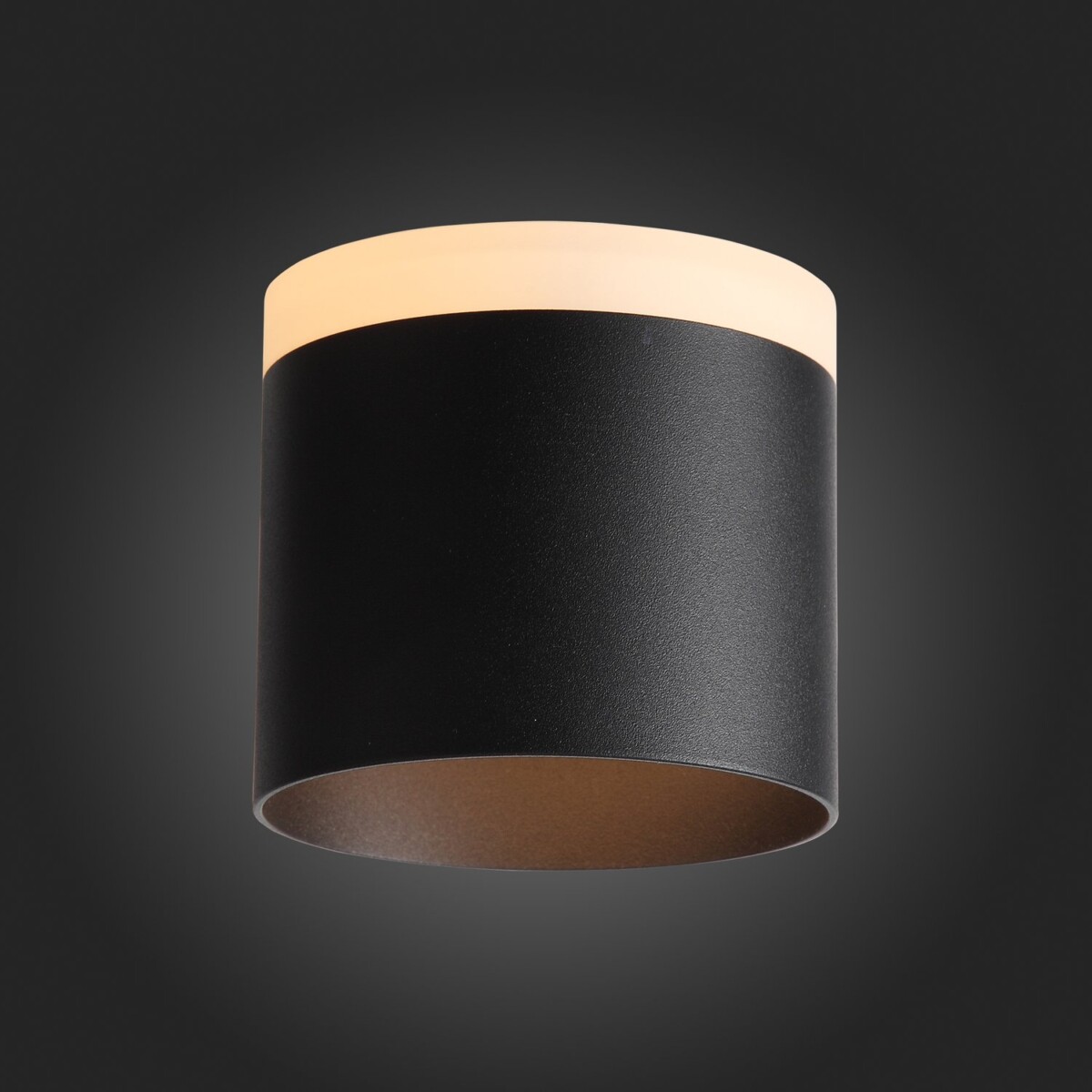 ST102.402.12 Светильник потолочный Черный LED 1*12W 3000K 936Lm Ra>80 120° IP20 D100xH90 170-240V Накладные светильники — изображение 2