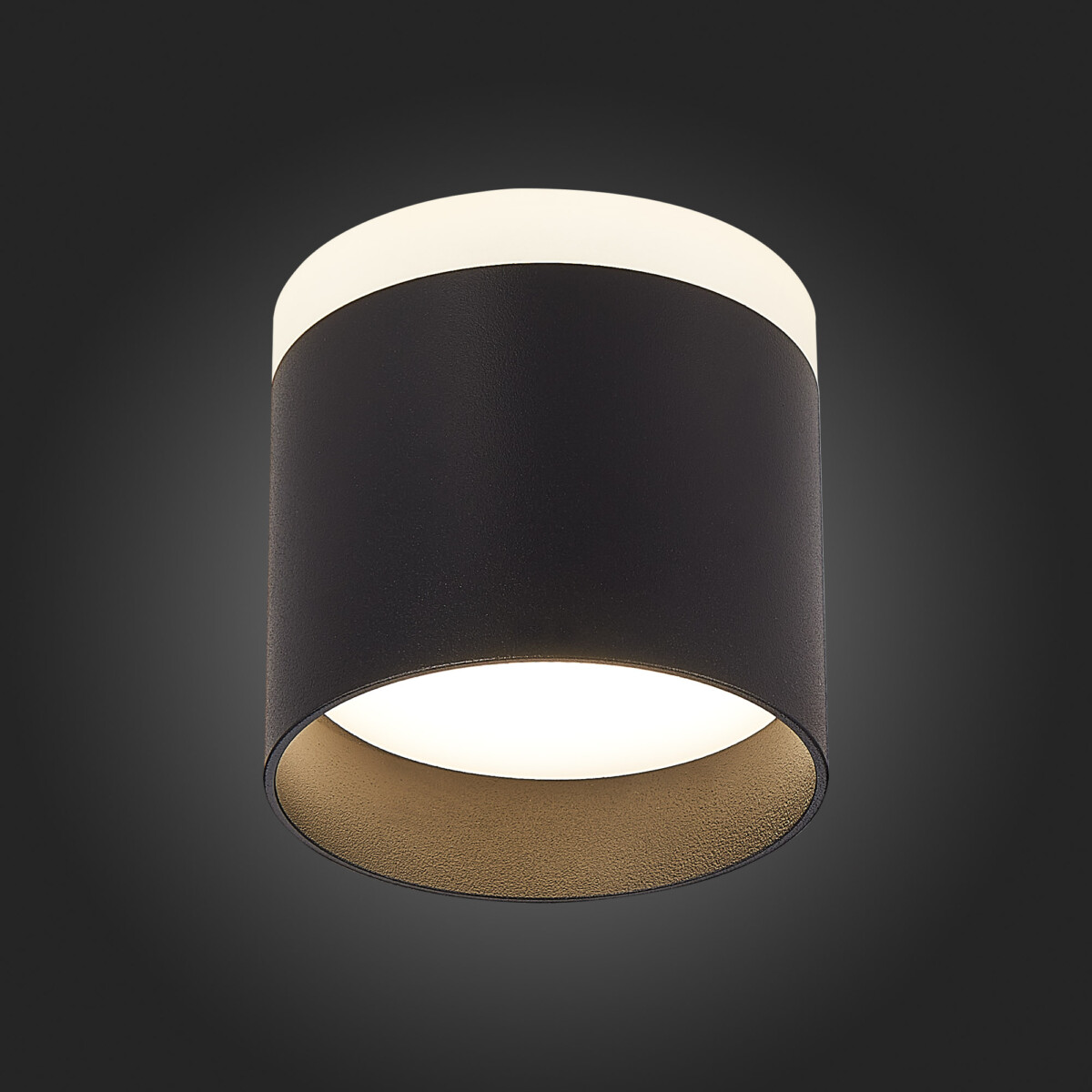 ST102.442.09 Светильник потолочный Черный LED 1*9W 4000K 702Lm Ra>80 120° IP20 D79xH75 170-240V Накладные светильники — изображение 2