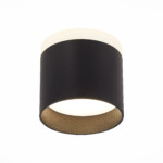 ST102.442.09 Светильник потолочный Черный LED 1*9W 4000K 702Lm Ra>80 120° IP20 D79xH75 170-240V Накладные светильники — изображение 3