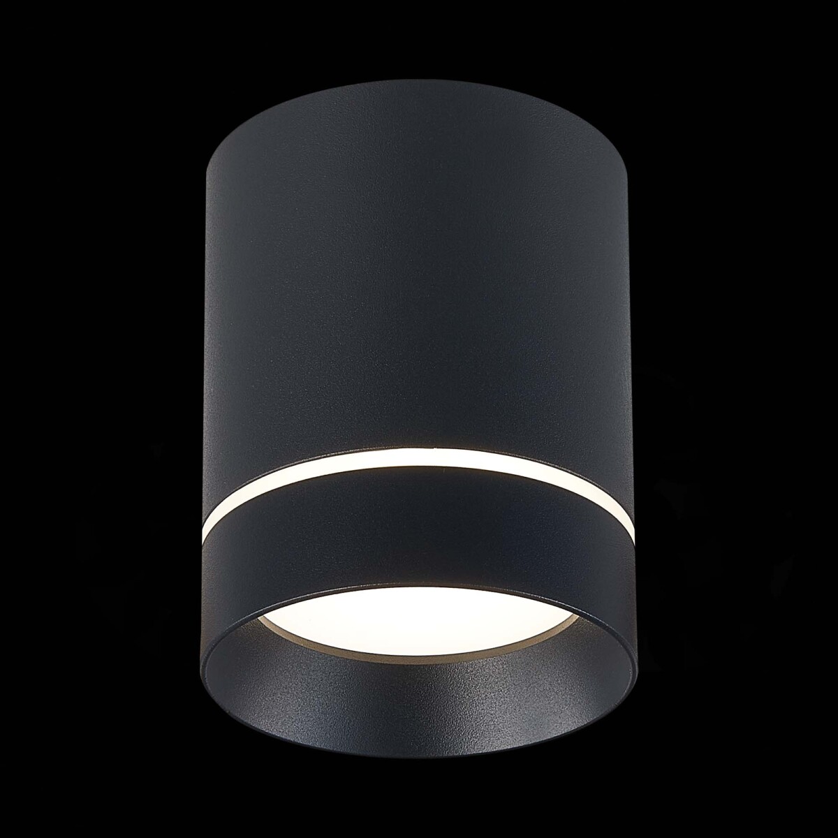 ST115.442.12 Светильник потолочный Черный LED 1*12W 4000K 840Lm Ra>90 120° IP20 D79xH100 170-240V Накладные светильники — изображение 1