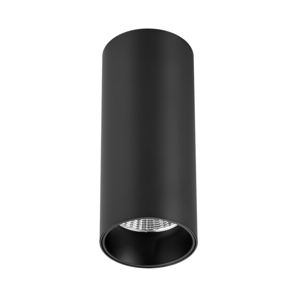 ST170.432.07 Светильник потолочный Черный LED 1*7W 3000K 560Lm Ra>90 60° IP20 D52xH125 220-240VV Накладные светильники