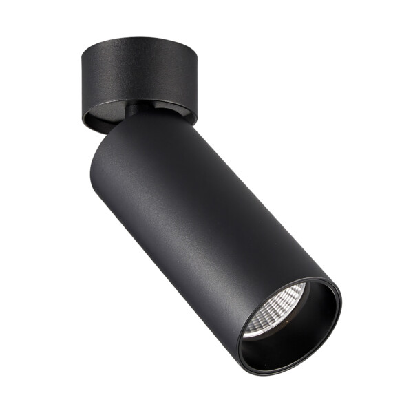 ST171.432.07 Светильник потолочный Черный LED 1*7W 3000K 560Lm Ra>90 60° IP20 D52xH130 220-240VV Накладные светильники