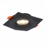 ST203.408.01 Св-к встр. Черный GU10 1*50W  L95xW95xH25 220V Без ламп Встраиваемые светильники