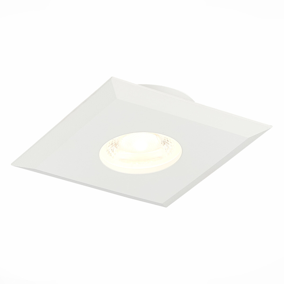 ST204.508.01 Св-к встр. Белый GU10 1*50W  L94xW94xH25 220V Без ламп Встраиваемые светильники — изображение 3