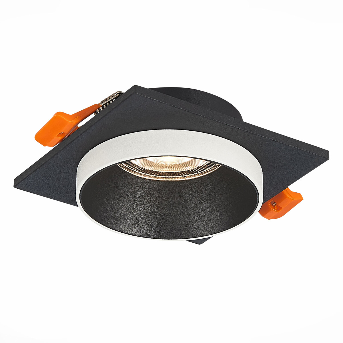 ST206.418.01 Св-к встр. Черный GU10 1*50W  L92xW92xH38 220V Без ламп Встраиваемые светильники — изображение 1