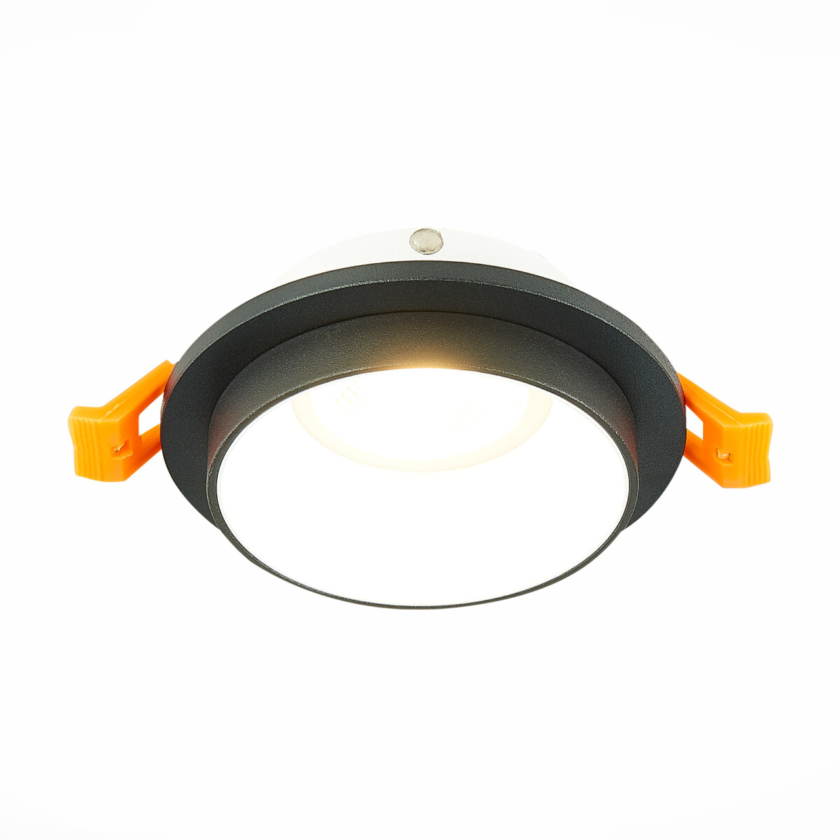 ST206.428.01 Св-к встр. Черный GU10 1*50W  IP20 D92xH38 220V Без ламп Встраиваемые светильники — изображение 1