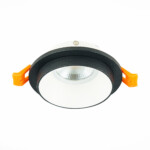 ST206.428.01 Св-к встр. Черный GU10 1*50W  IP20 D92xH38 220V Без ламп Встраиваемые светильники — изображение 2