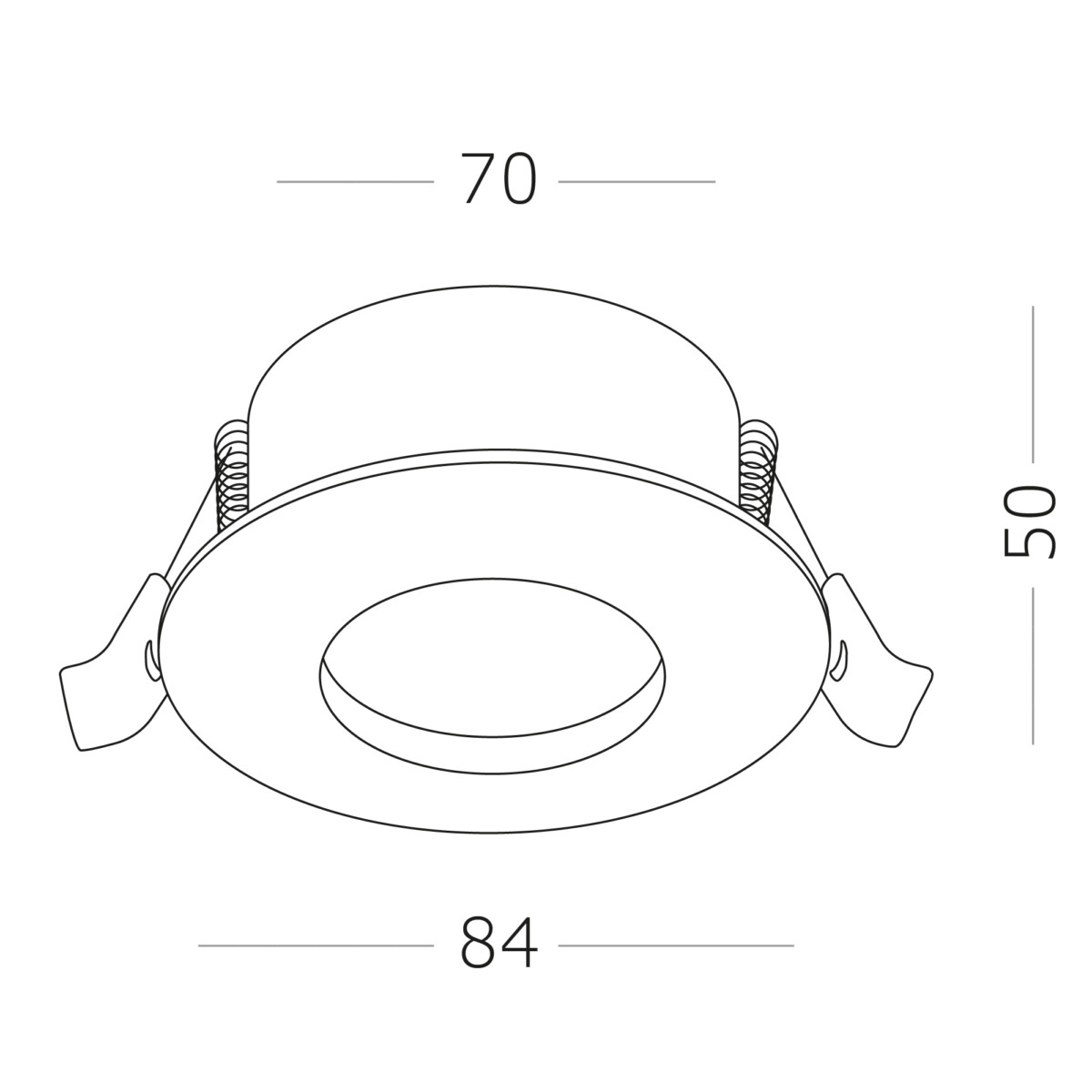 в наличии ST213.408.01 Св-к встр. Черный GU10 1*50W IP44 D84xH50 220V Без ламп Встраиваемые светильники - купить в интернет-магазине Светильники Торг