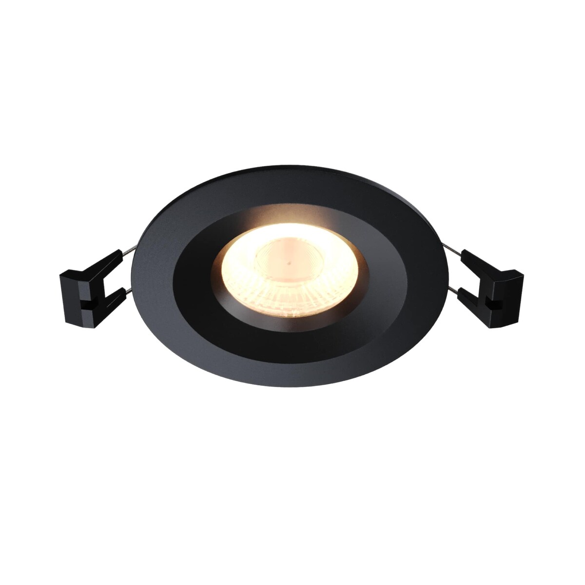 ST216.408.01 Св-к встр. Черный GU10 1*7W IP20 D100xH23 220V Без ламп Встраиваемые светильники — изображение 1