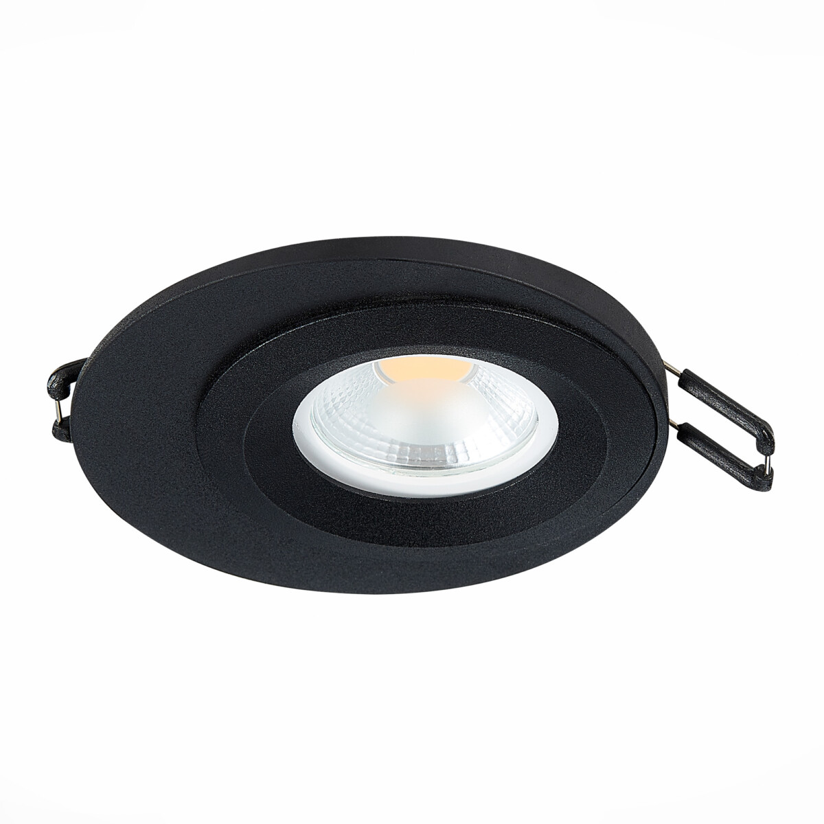 ST216.408.01 Св-к встр. Черный GU10 1*7W IP20 D100xH23 220V Без ламп Встраиваемые светильники — изображение 3