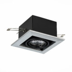 ST250.148.01 Св-к встр. Черный GU10 1*50W  L126xW126xH70 220V Без ламп Встраиваемые светильники — изображение 2