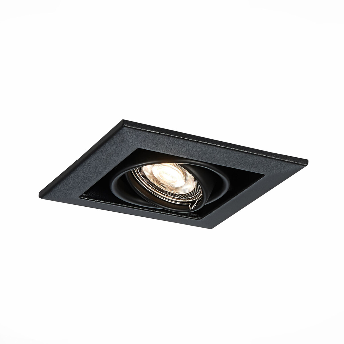 ST250.448.01 Св-к встр. Черный GU10 1*50W  L126xW126xH70 220V Без ламп Встраиваемые светильники — изображение 3