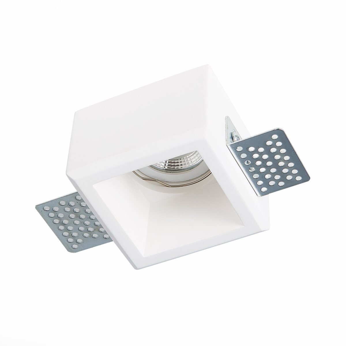 ST252.518.01 Св-к встр. из гипса Белый GU10 1*50W  IP20 L80xW80xH52 180-240V Без ламп Встраиваемые светильники — изображение 2