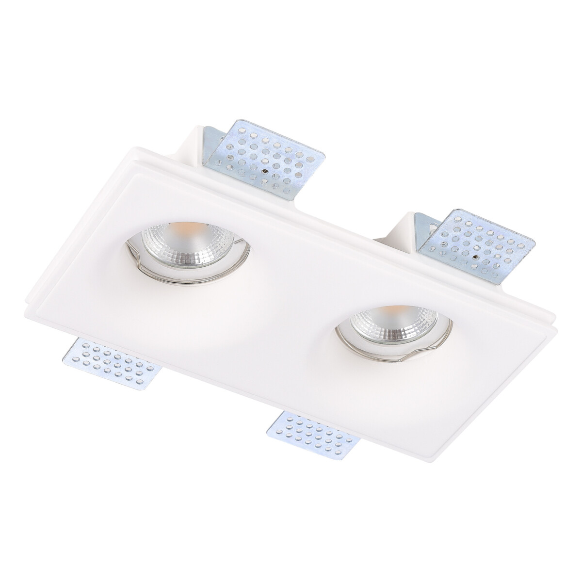 ST254.328.02_03W ST254.328.02 Св-к встр. из гипса Белый GU10 2*50W IP20 L200xW100xH45 180-240V Без ламп Встраиваемые светильники — изображение 3