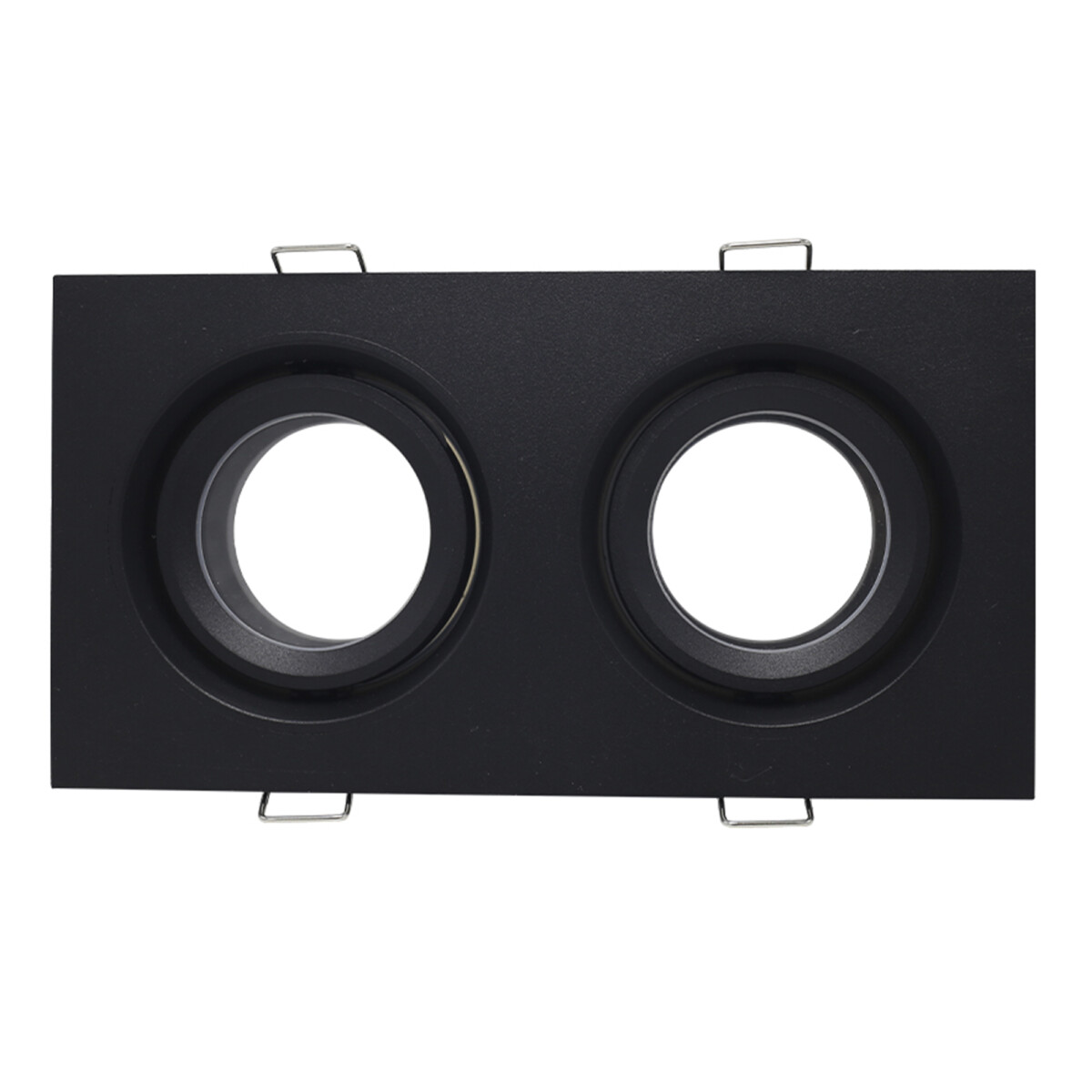 ST255.428.02_01W ST255.428.02 Св-к встр. Черный GU10 2*50W IP65 L180xW90xH40 220V Без ламп Встраиваемые светильники — изображение 1