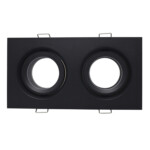 ST255.428.02 Св-к встр. Черный GU10 2*50W IP65 L180xW90xH40 220V Без ламп Встраиваемые светильники