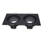 ST255.428.02 Св-к встр. Черный GU10 2*50W IP65 L180xW90xH40 220V Без ламп Встраиваемые светильники — изображение 2