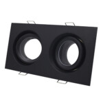 ST255.428.02 Св-к встр. Черный GU10 2*50W IP65 L180xW90xH40 220V Без ламп Встраиваемые светильники — изображение 3