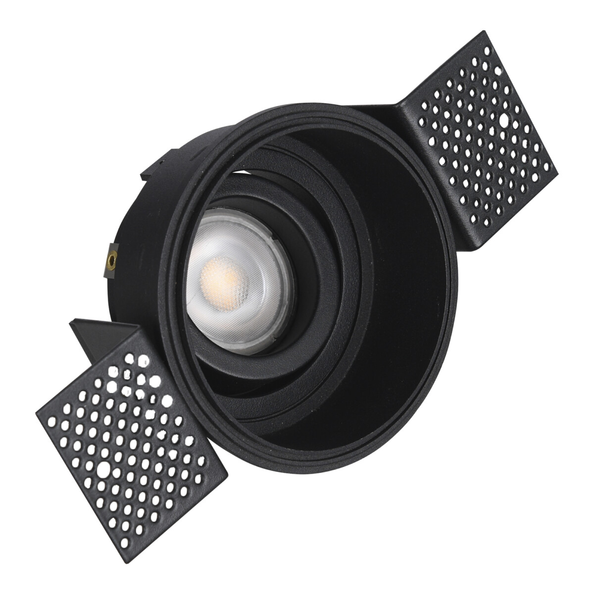 ST262.408.01_01W ST262.408.01 Св-к встр. Черный GU10 1*50W IP20 D91,5xH5,2 220V Без ламп Встраиваемые светильники — изображение 1