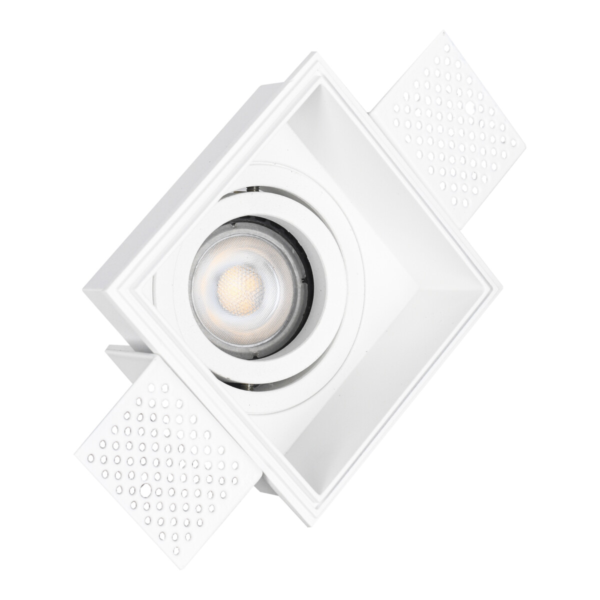 ST262.518.01_01W ST262.518.01 Св-к встр. Белый GU10 1*50W IP20 L91,5xW91,5xH5,2 220V Без ламп Встраиваемые светильники — изображение 1