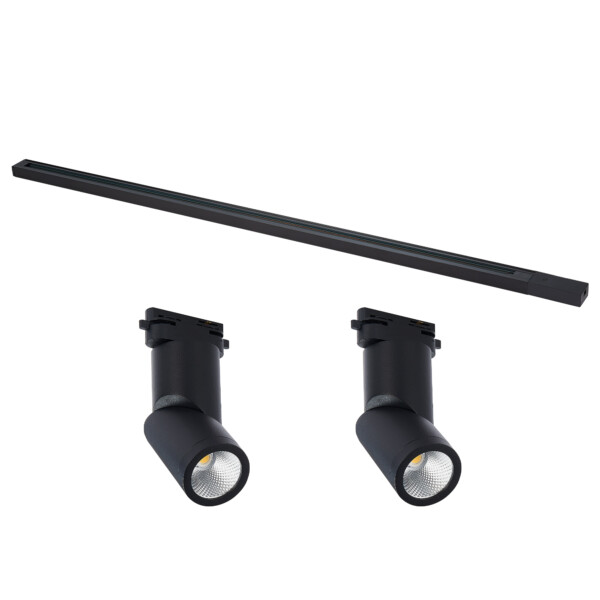 ST2650.430.02 Комплект трековый однофазный, белый, 2 светильника, шинопровод, ST001.419.00, ST650.43 BASE