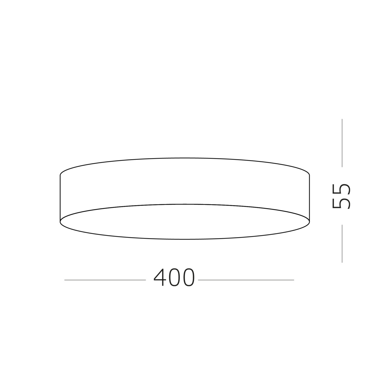 ST606.532.48 Светильник потолочный Белый LED 1*48W 3000K 4 320Lm Ra>85 120° IP20 D400xH55 185-265V Накладные светильники — изображение 3