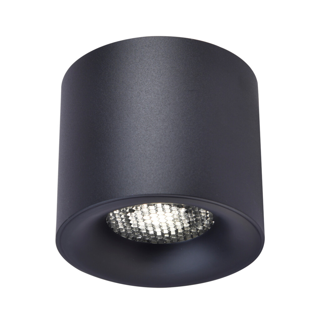 в наличии ST761.433.10 Светильник потолочный черный LED 1*10W 3000K 530Lm Ra 36° IP20 D80xH70 170-240VV Накладные светильники - купить в интернет-магазине Светильники Торг