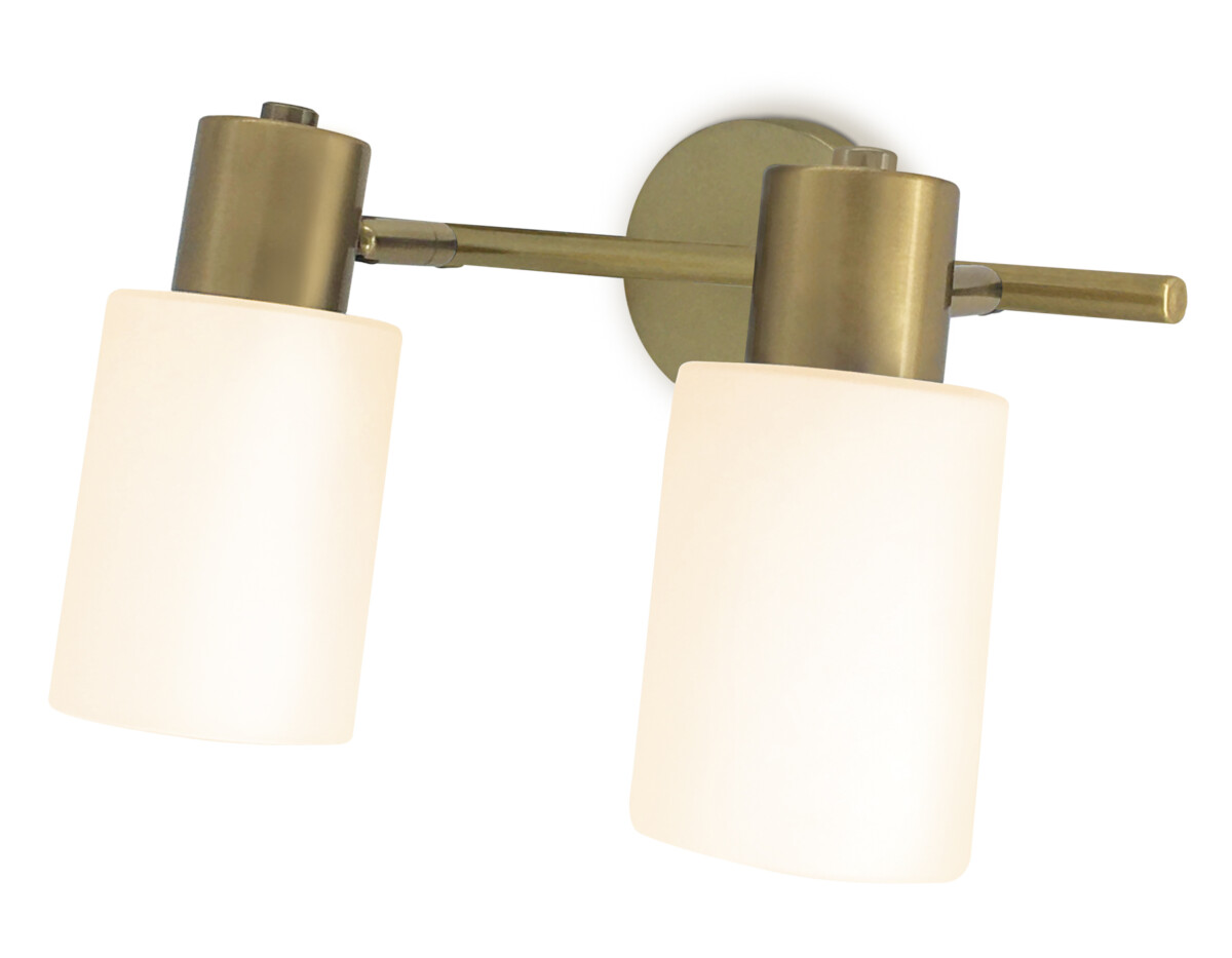 TR3969 TR3969/2 BS/FR латунь/белый матовый E27*2 max 40W 260*80*210 — изображение 7