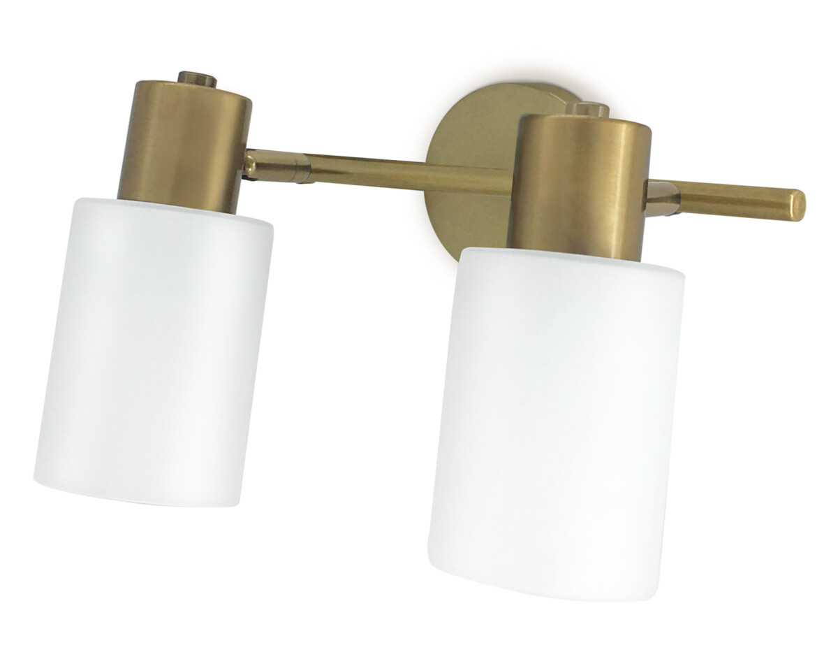 TR3969_1 TR3969/2 BS/FR латунь/белый матовый E27*2 max 40W 260*80*210 — изображение 1