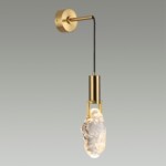 4372/5WL MIDCENT ODL23 239 античная бронза/металл/стекло Настенный св-к IP20 LED 200Лм 5W 3000K LIA — изображение 3