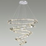 4930/260L L-VISION ODL24 593 хром/прозрачный металл/хрусталь Люстра LED 260W 4000K 30600Лм VEKIA — изображение 4